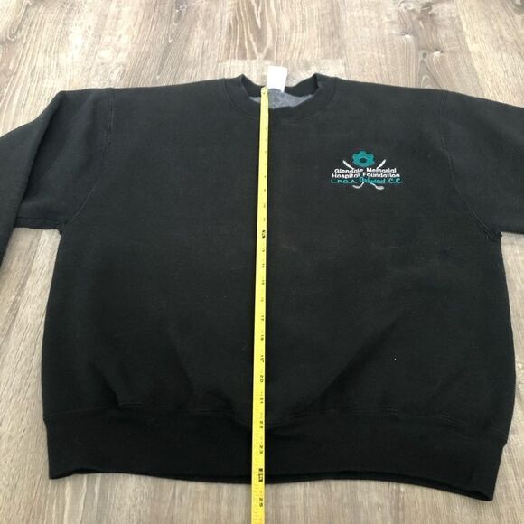 Vintage 90s Fruit Of The Loom Super Cotton Sweatshirt Size L Oakmont Golf Club - Picture 7 of 7